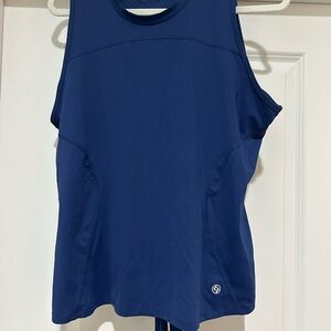 Lija Blue Tennis Sleeveless Tank Top